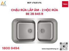 Chậu rửa lắp âm Teka BE 2B 845 R - Chất liệu thép không gỉ - Xuất xứ Tây Ban Nha